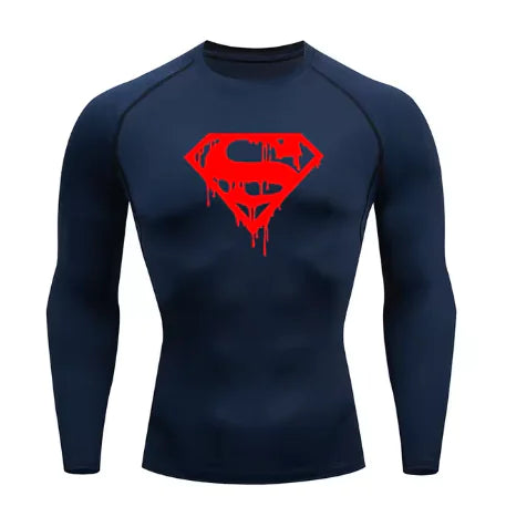 Superman Long Sleeve Compression