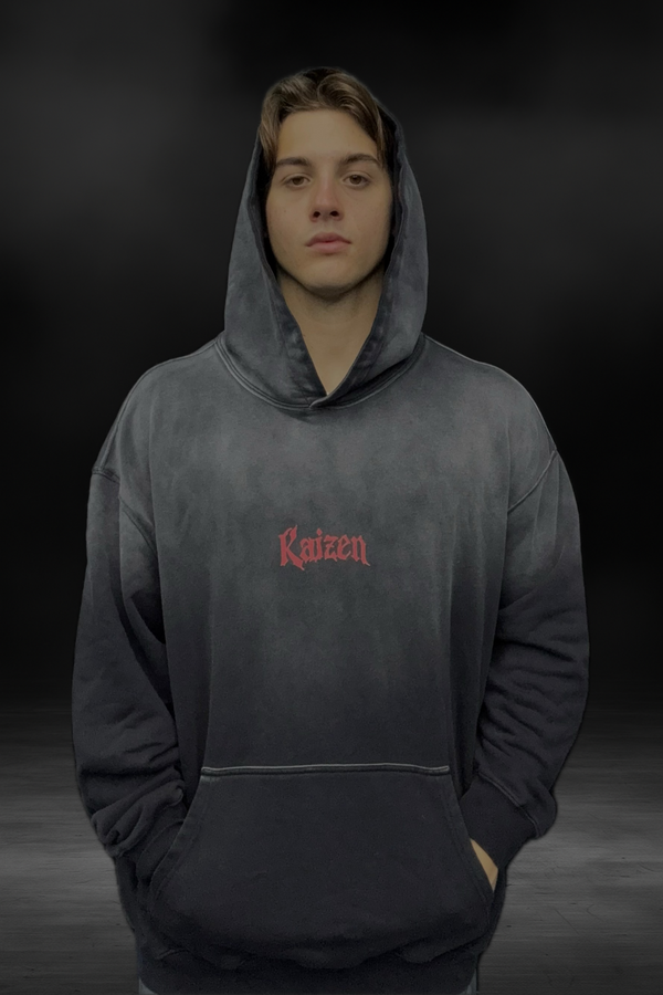 Oversized Vintage "First Step is Self Belief" Zyzz Hoodie
