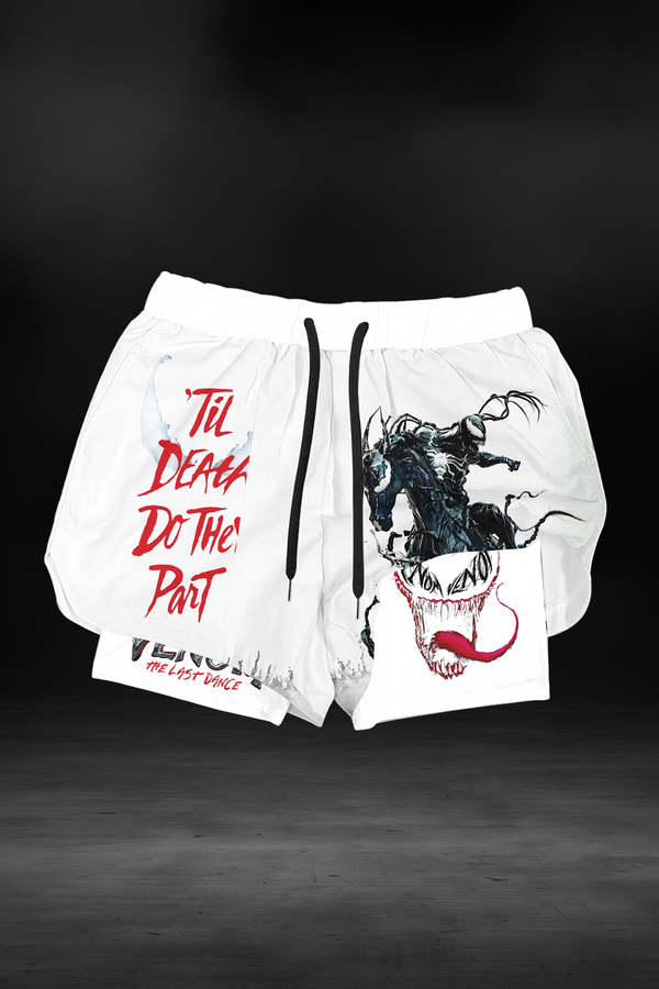 Split Personalities Venom Shorts