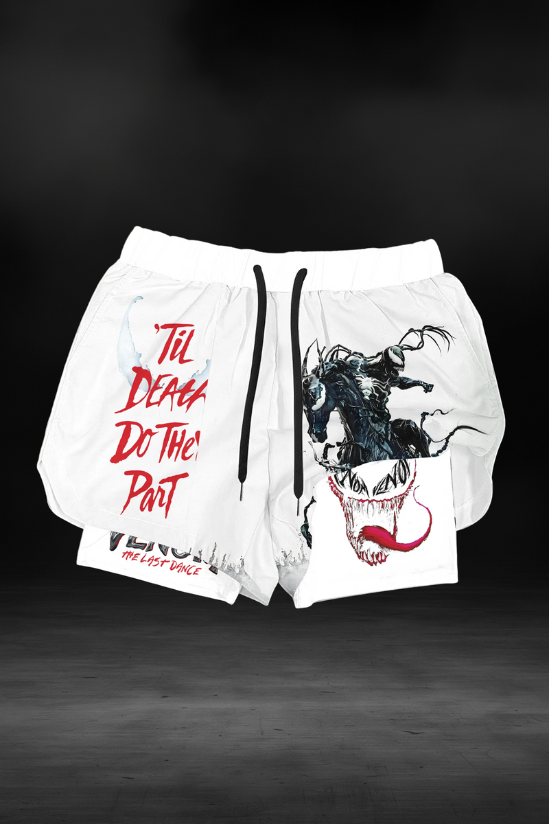Split Personalities Venom Shorts