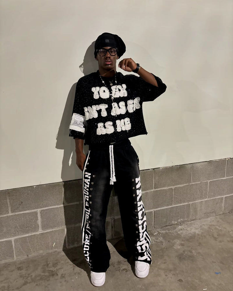 Yo Ex Isn't As Fly As Me Y2K Streetwear Set