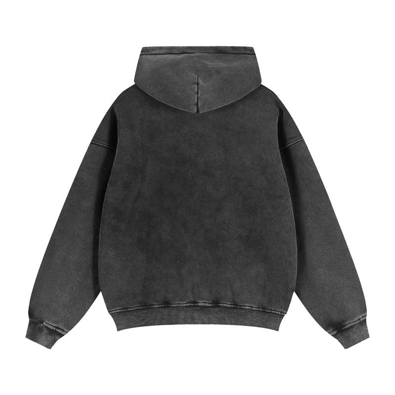 Kaizen Zip Boxy Vintage Hoodie