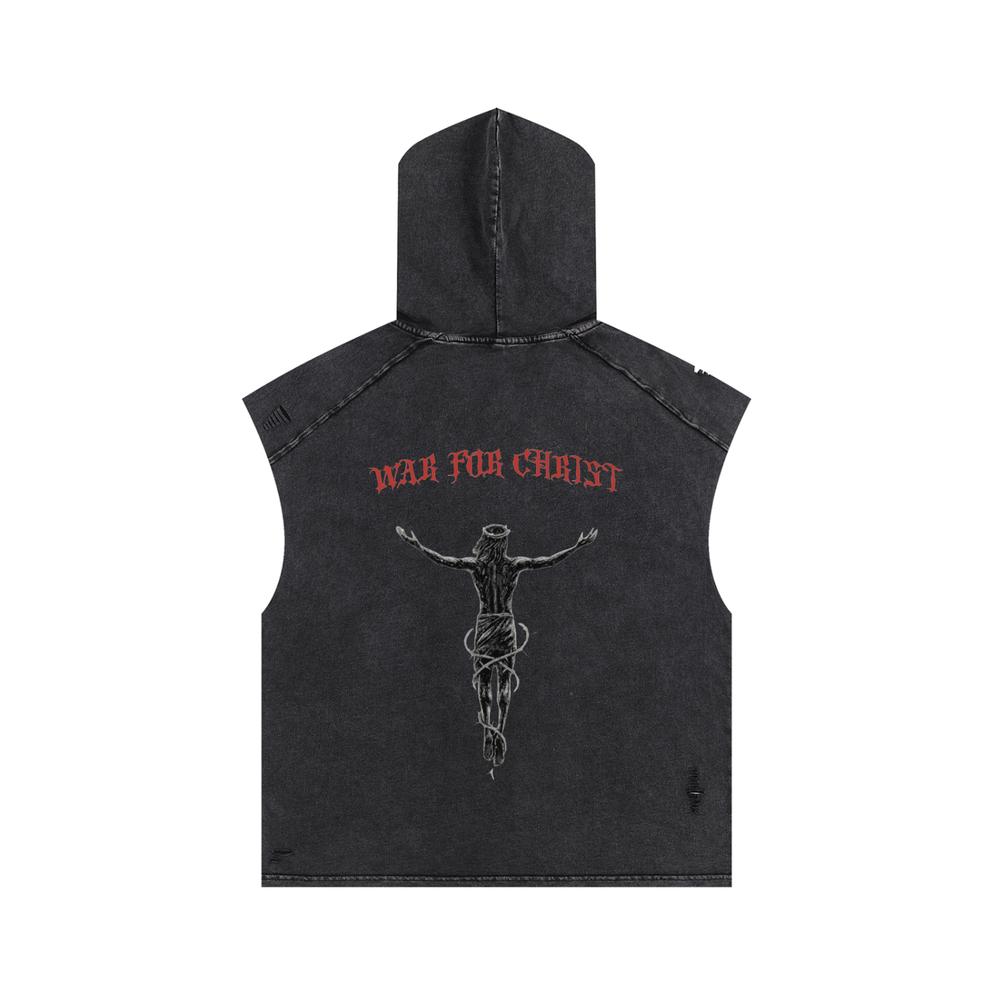 122 War of Christ Vintage Hooded Tank Top
