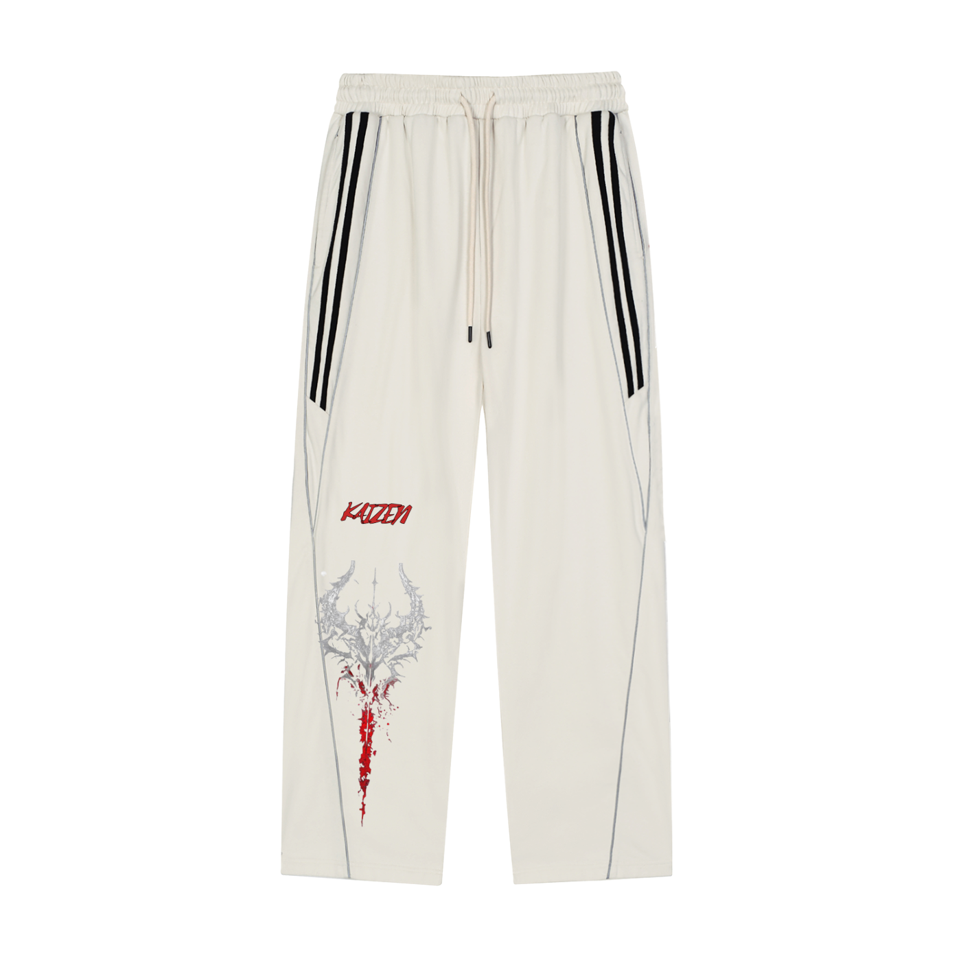 116 Berserk Sword Straight-Leg Sweatpants