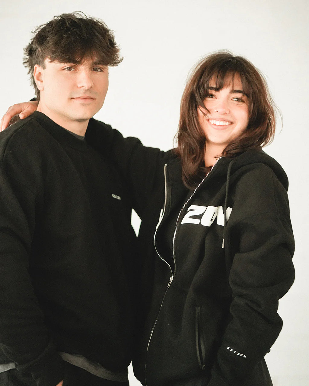 162 - Oversized Kaizen Zip Up Hoodie