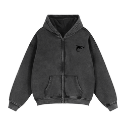 Kaizen Zip Boxy Vintage Hoodie