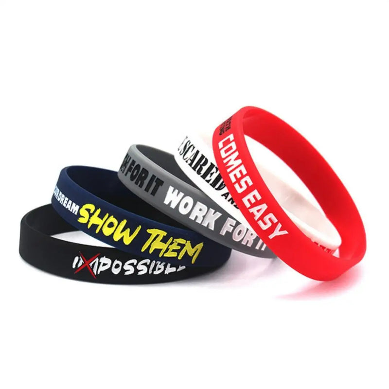 1 Pack Motivational Wristbands