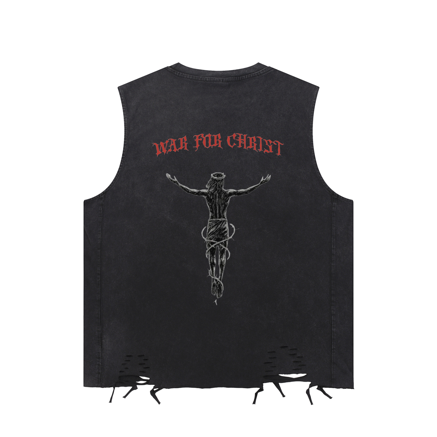 197 War of Christ Washed Tank Top