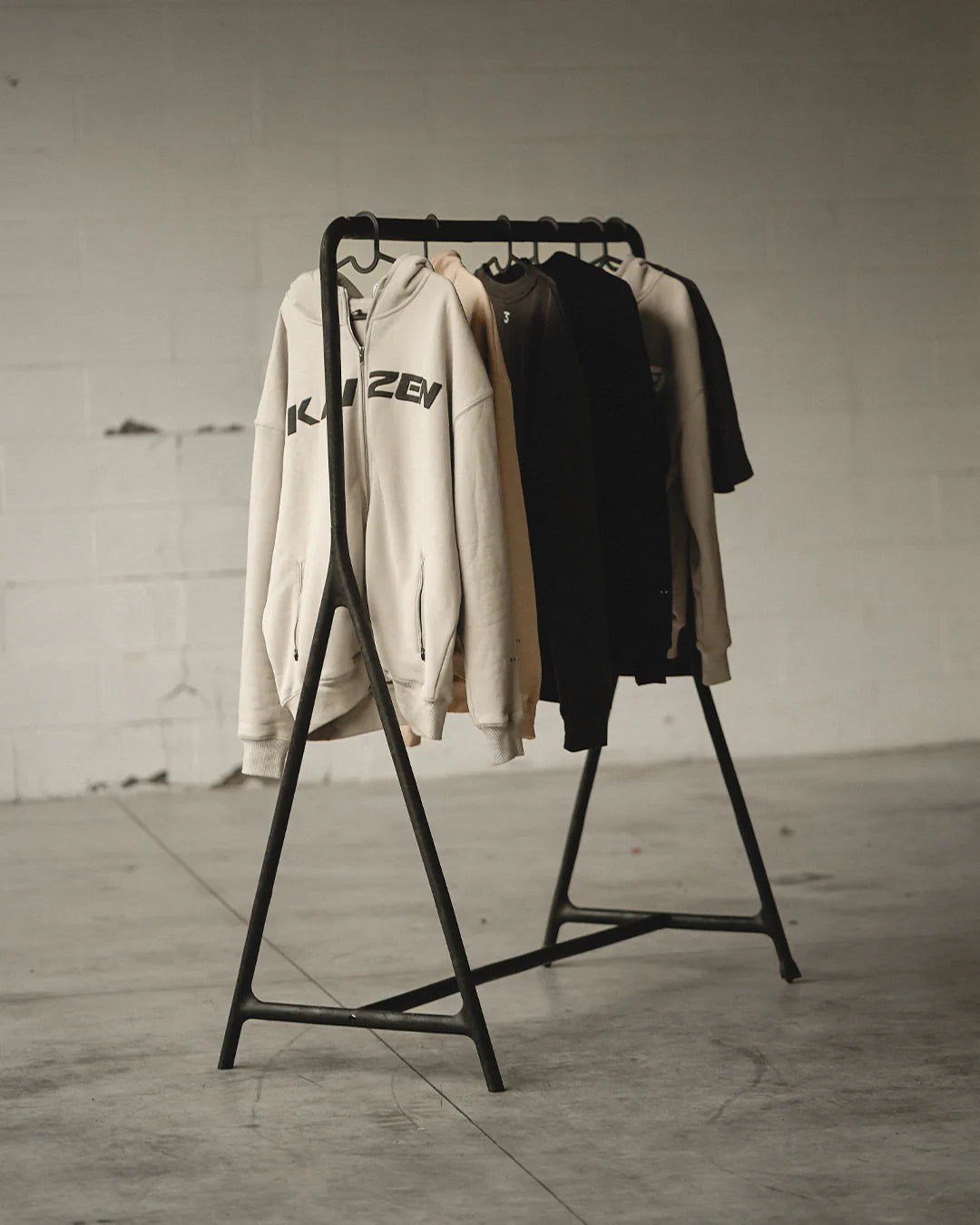 162 - Oversized Kaizen Zip Up Hoodie