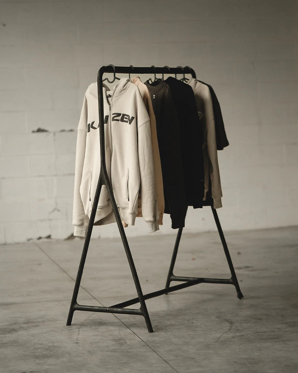 162 - Oversized Kaizen Zip Up Hoodie