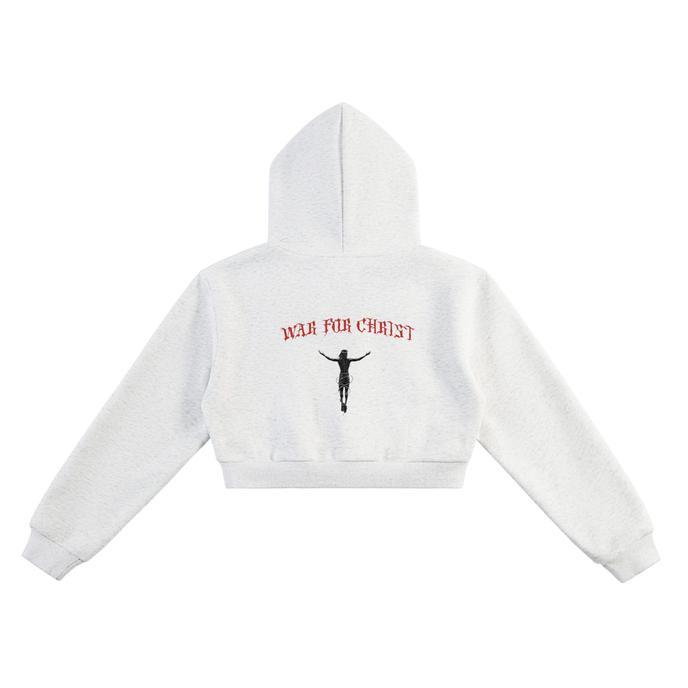 199 War of Christ Essential Cropped Hoodie