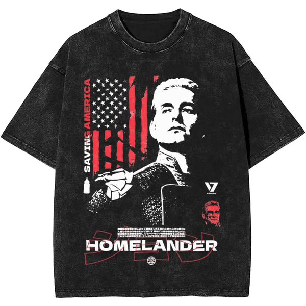 Homelander "Saving America" Vintage Tee