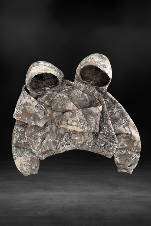 Kaizen Camo Oversized Hoodie