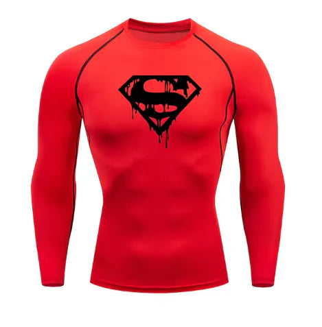 Superman Long Sleeve Compression