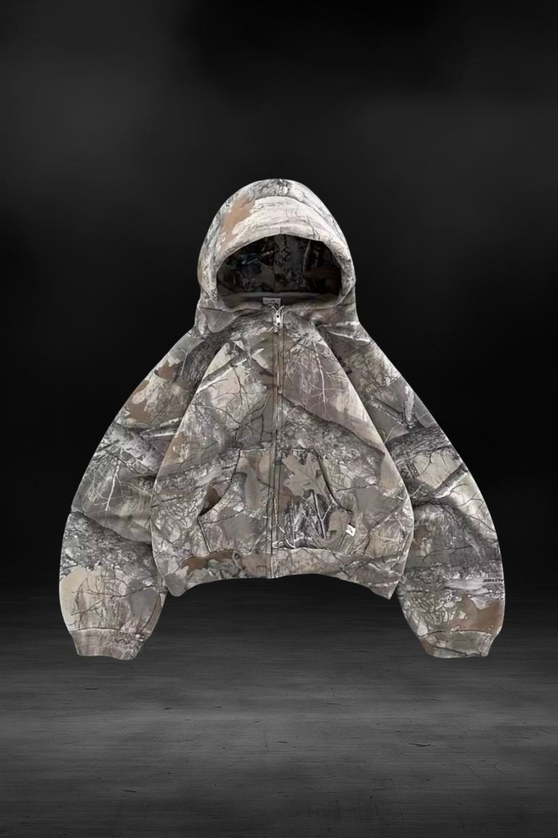 Kaizen Camo Oversized Hoodie