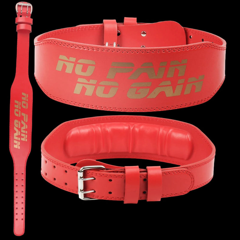 "No Pain No Gain" Weight Lifting Belt - KaizenStyle