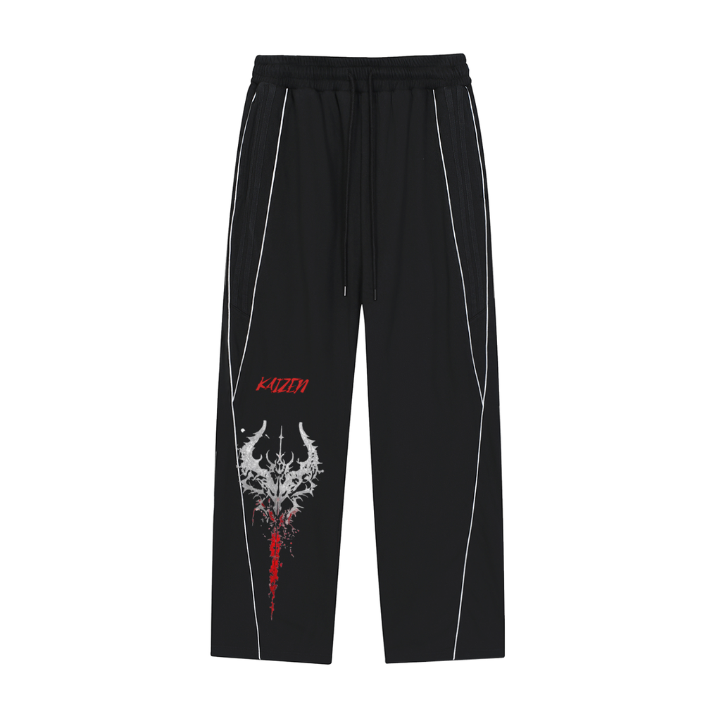 116 Berserk Sword Straight-Leg Sweatpants