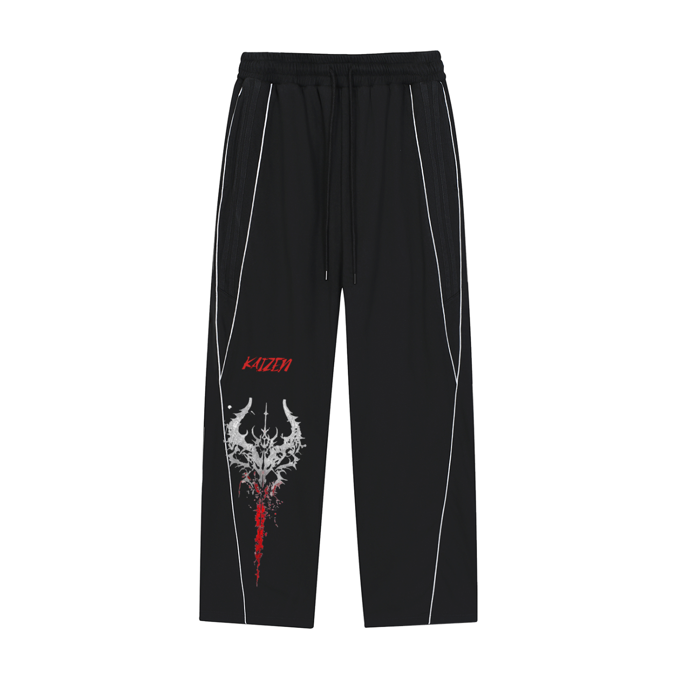 116 Berserk Sword Straight-Leg Sweatpants