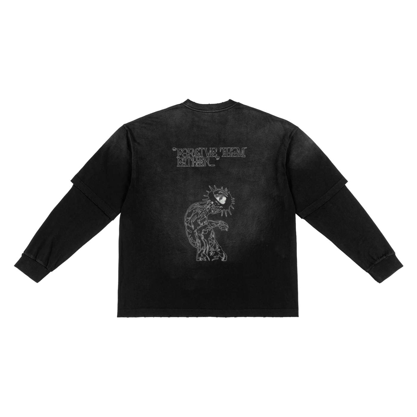 86 Forgive Them Father Long Sleeve Two-Piece Pump Cover