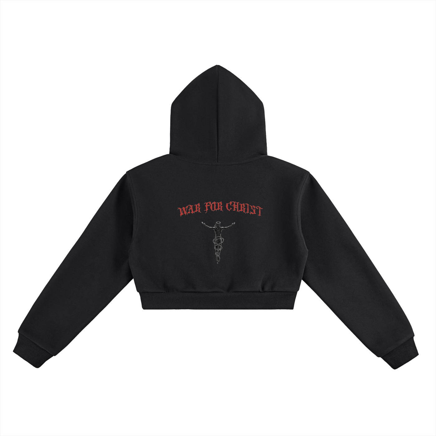 199 War of Christ Essential Cropped Hoodie