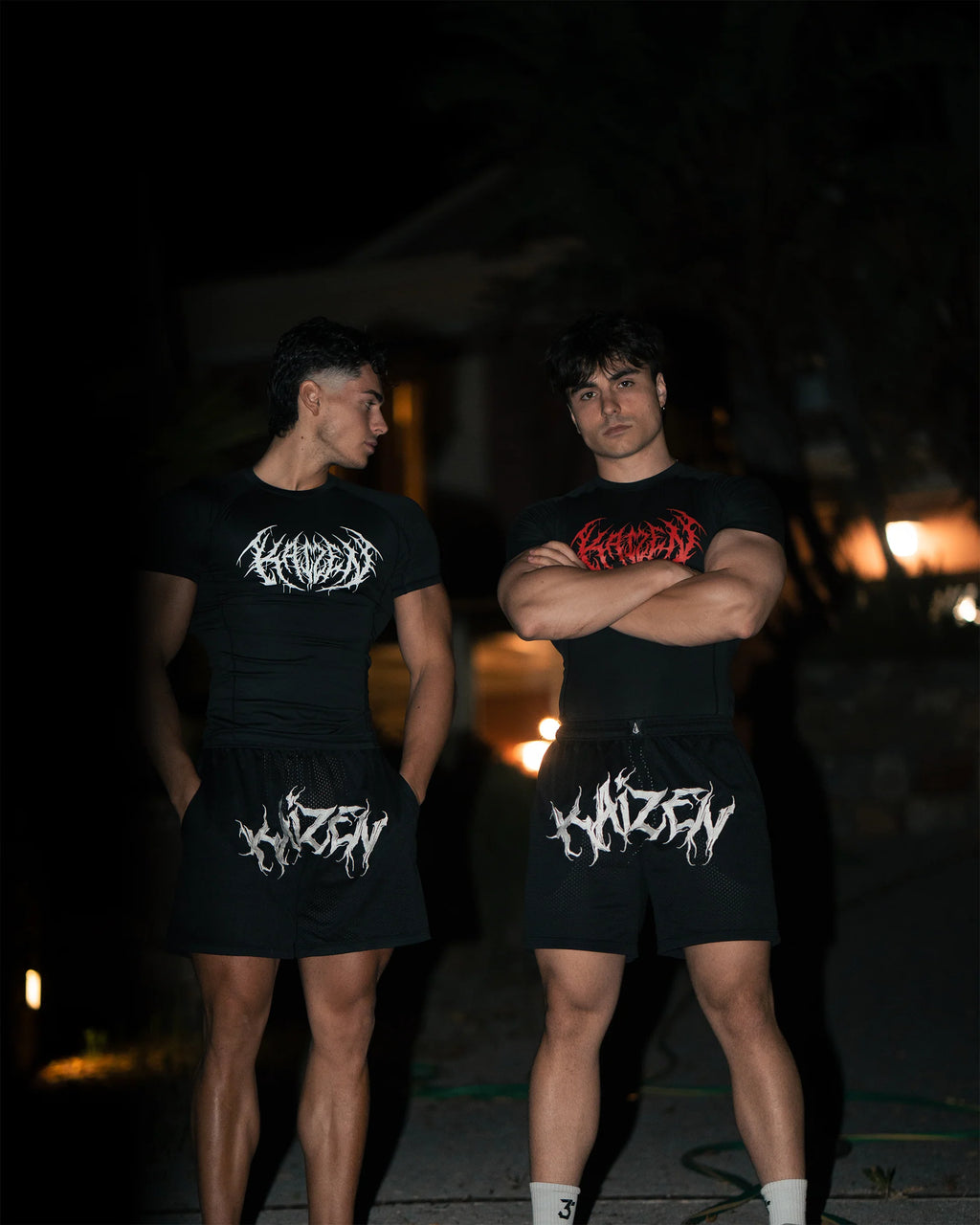 163 - Kaizen Red Craze Compression Tee