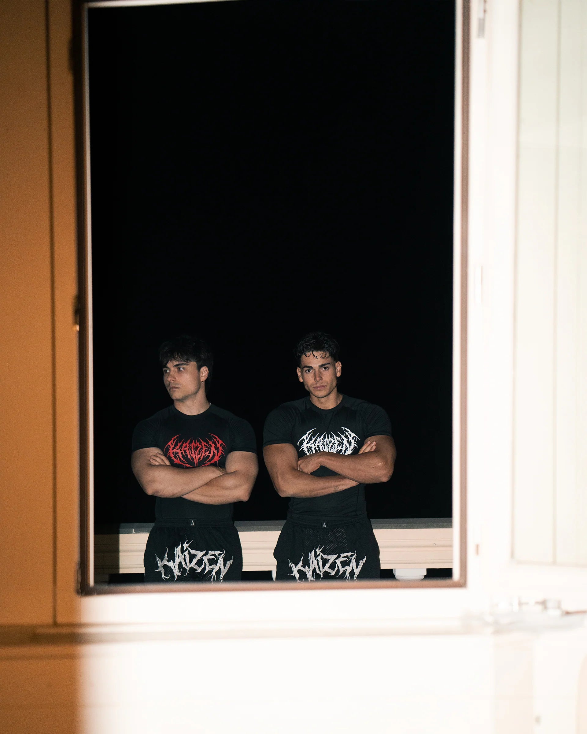 163 - Kaizen Red Craze Compression Tee