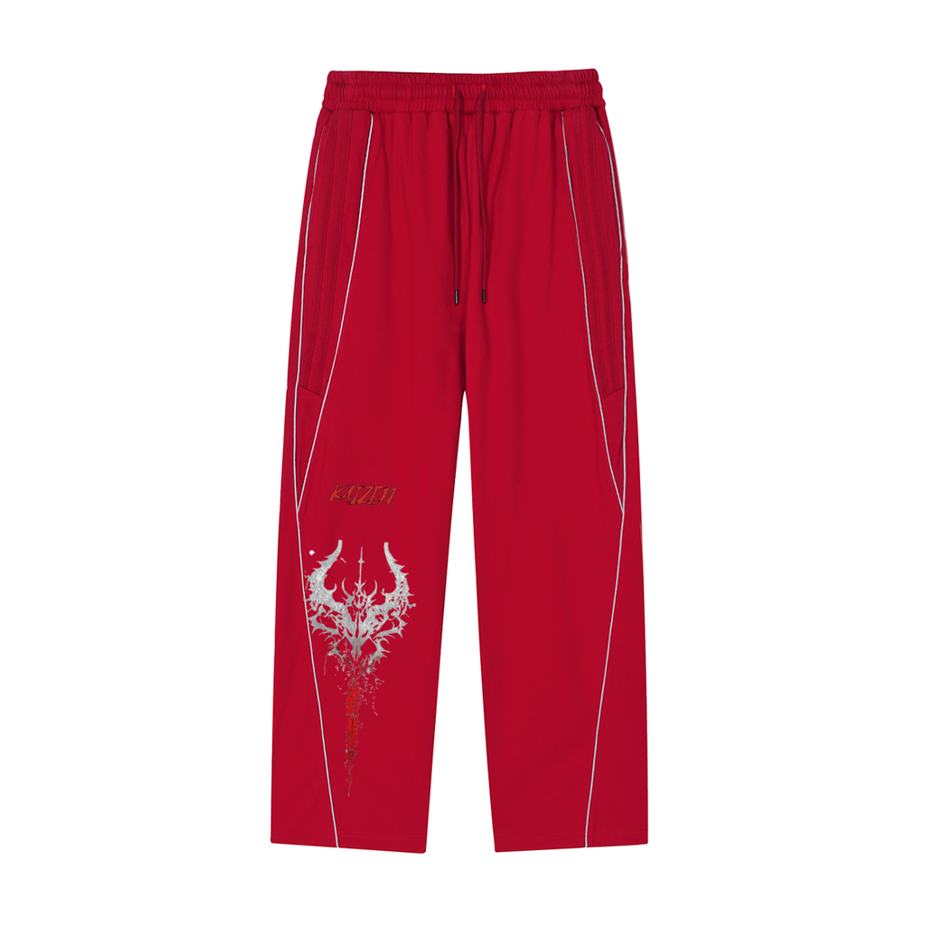 116 Berserk Sword Straight-Leg Sweatpants