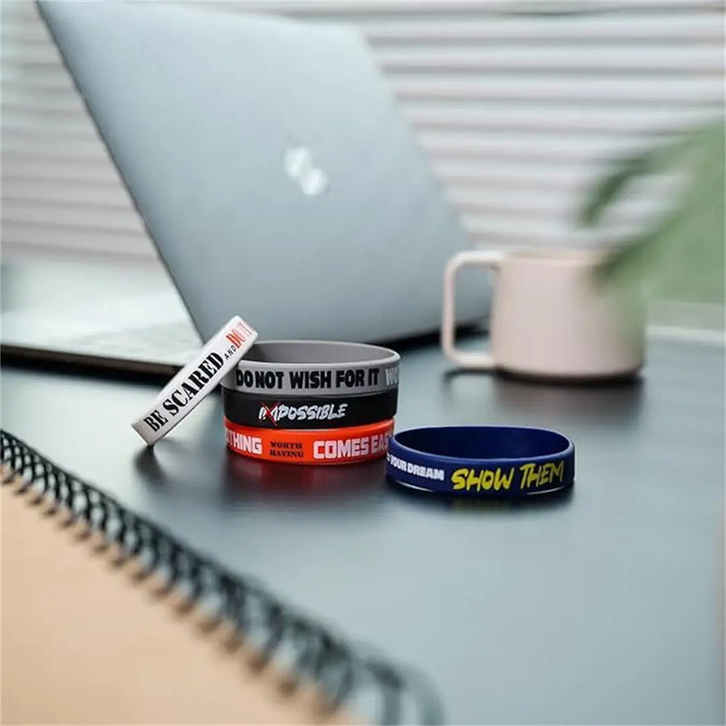 1 Pack Motivational Wristbands