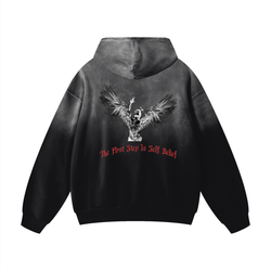 Oversized Vintage "First Step is Self Belief" Zyzz Hoodie