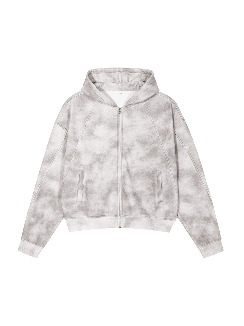 Kaizen Washed Zip-Up Fleece Hoodie - Sekai V1