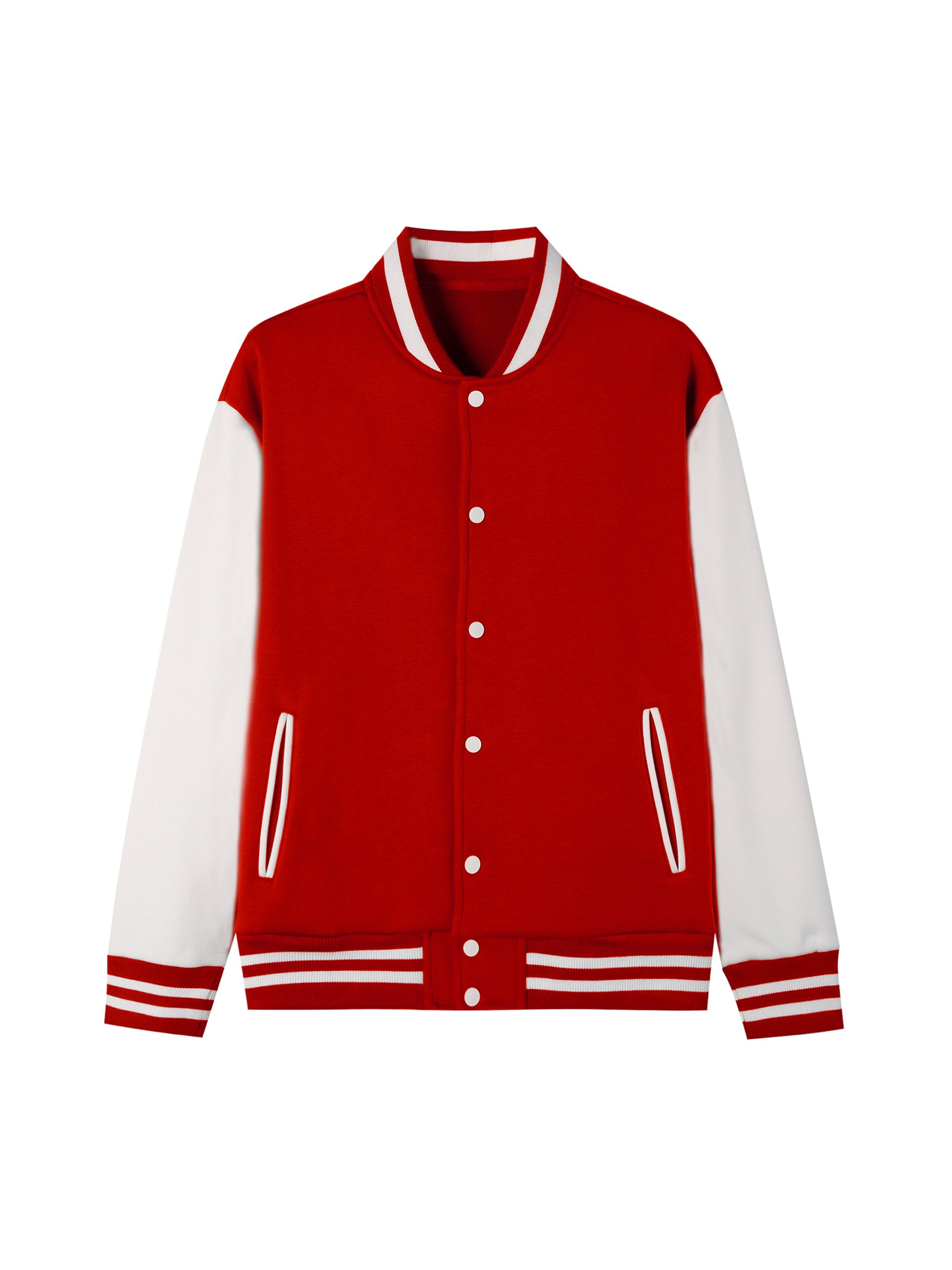 Kaizen Two-Tone Fleeced Varsity Jacket