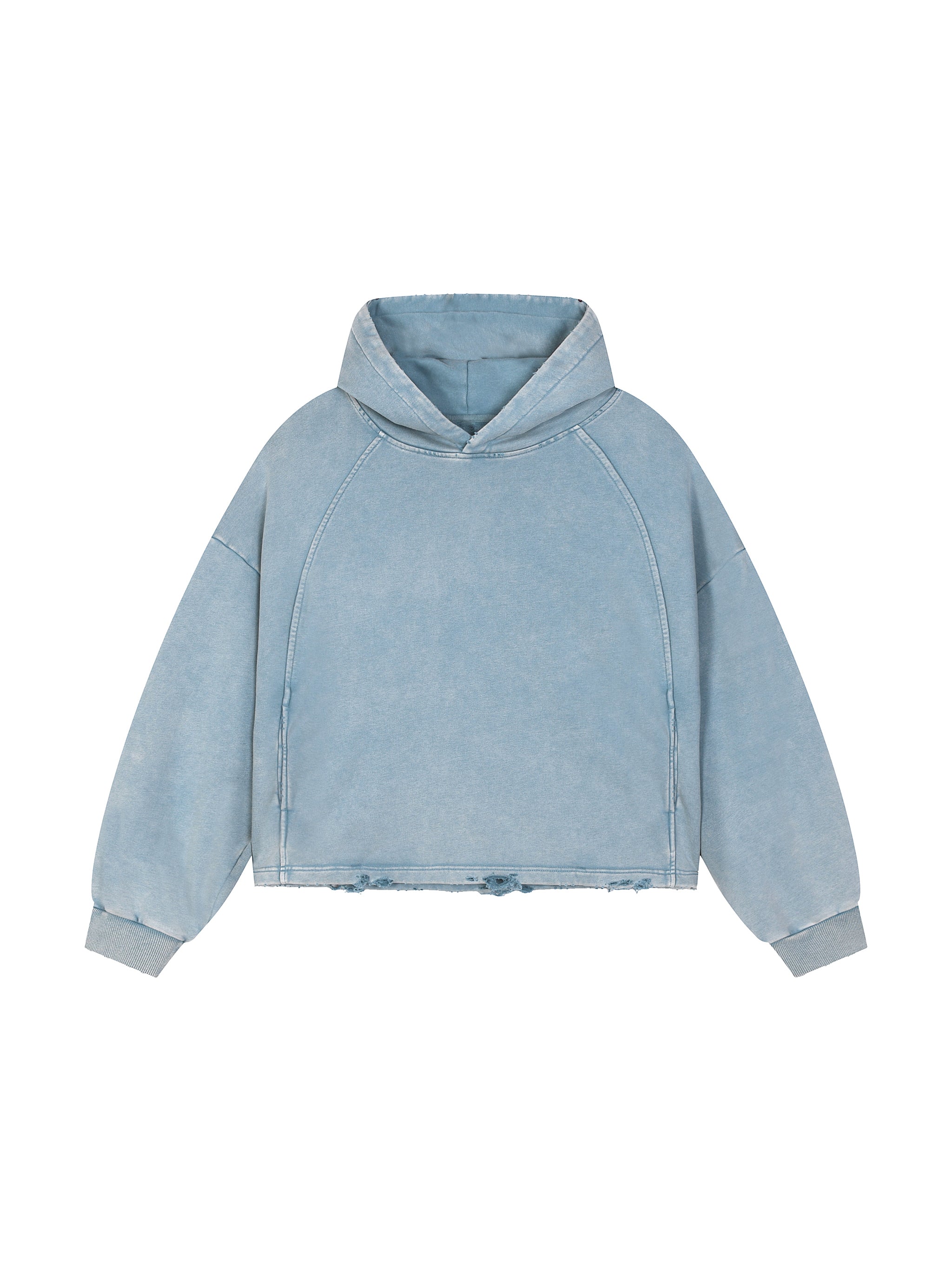 Kaizen "Self Belief" Vintage Washed Frayed Hoodie