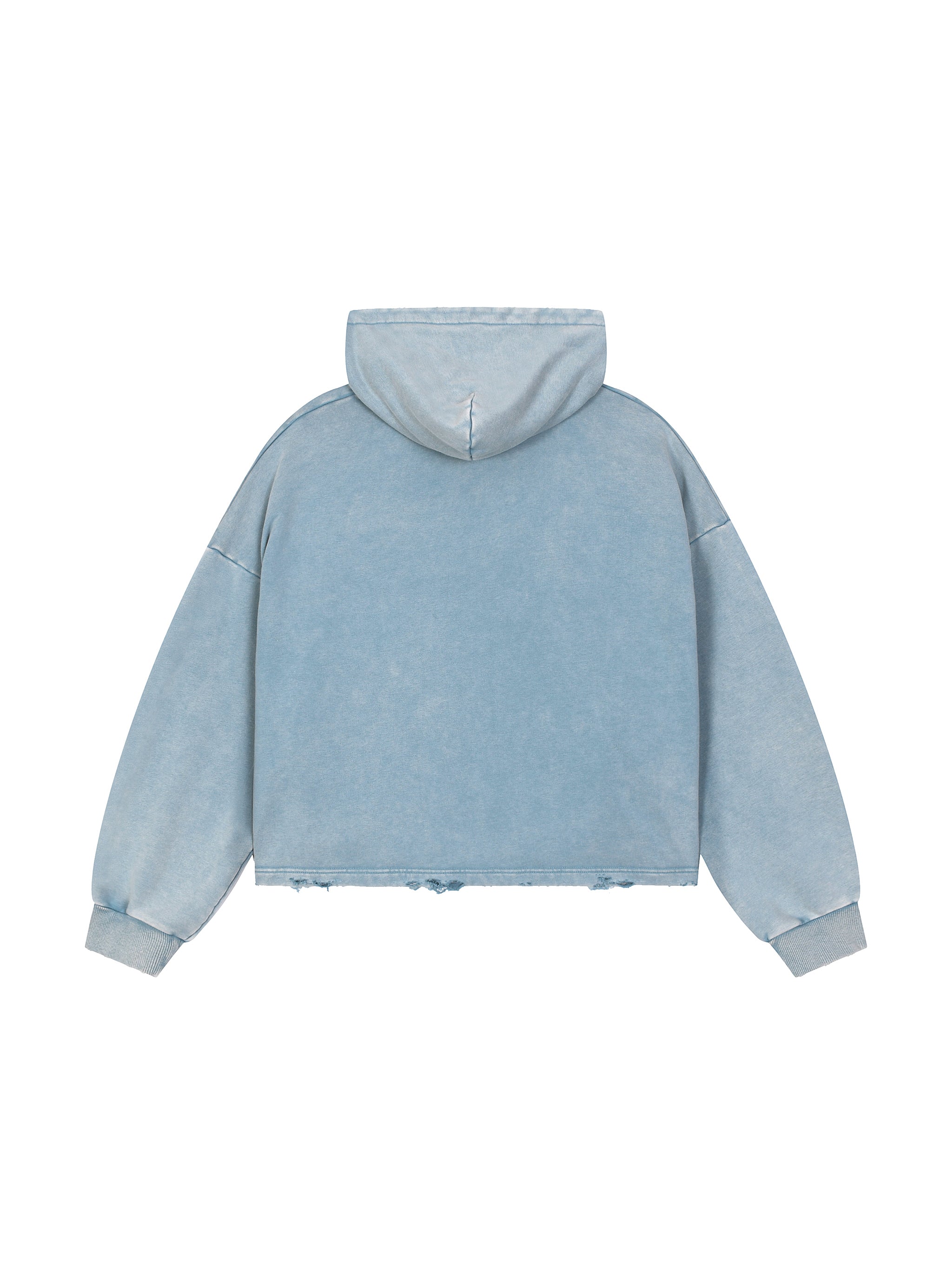 Kaizen "Self Belief" Vintage Washed Frayed Hoodie