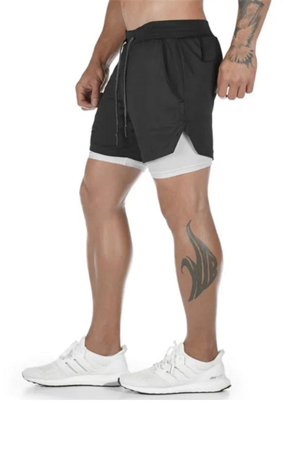 Gym shorts featuring the Spider-Man logo, designed for comfort and performance with a sleek, athletic fit.