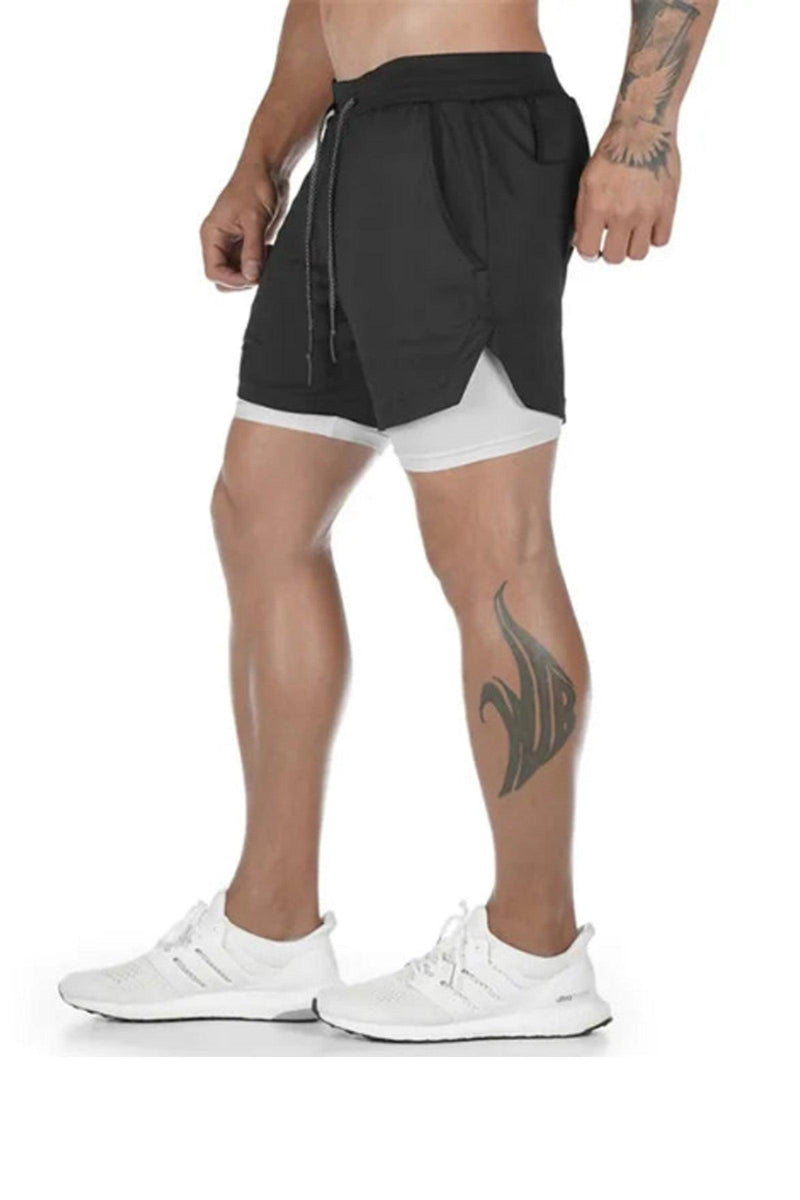 Gym shorts featuring the Spider-Man logo, designed for comfort and performance with a sleek, athletic fit.