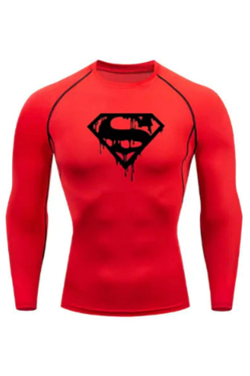 Superman Long Sleeve Compression