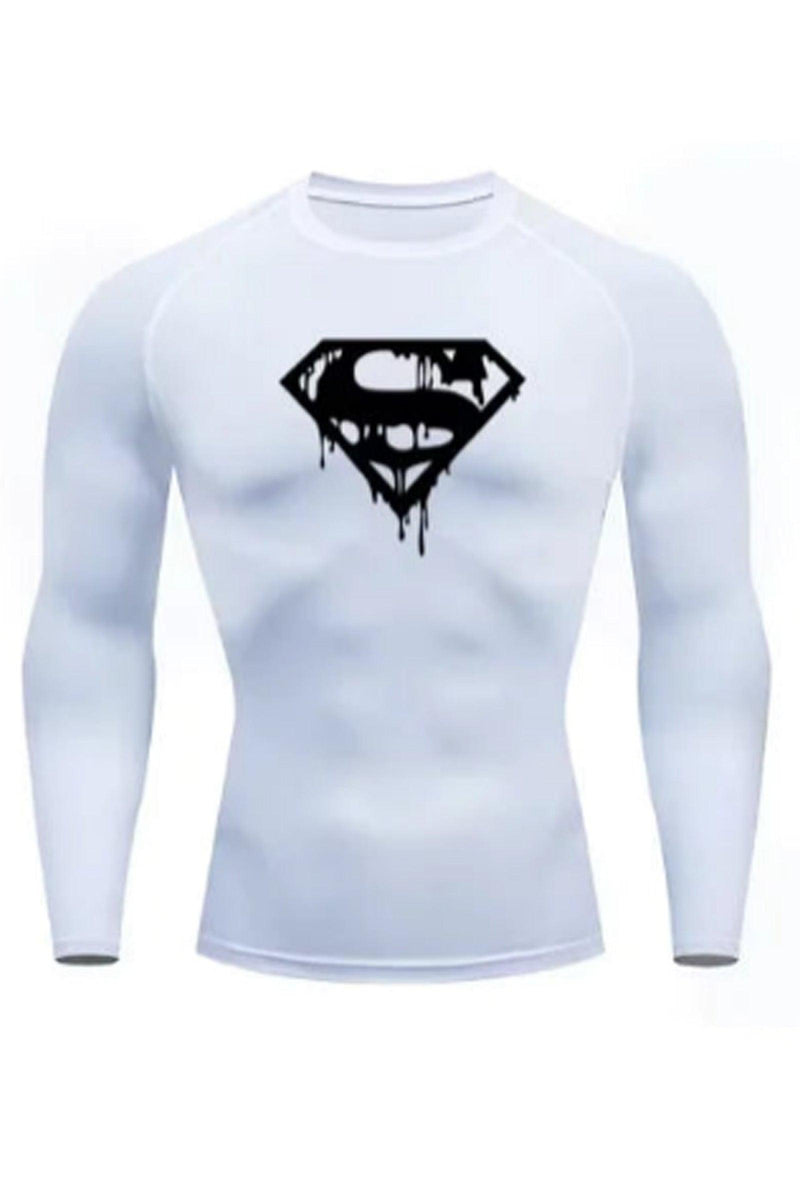 Superman Long Sleeve Compression