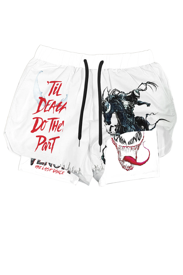 Split Personalities Venom Shorts